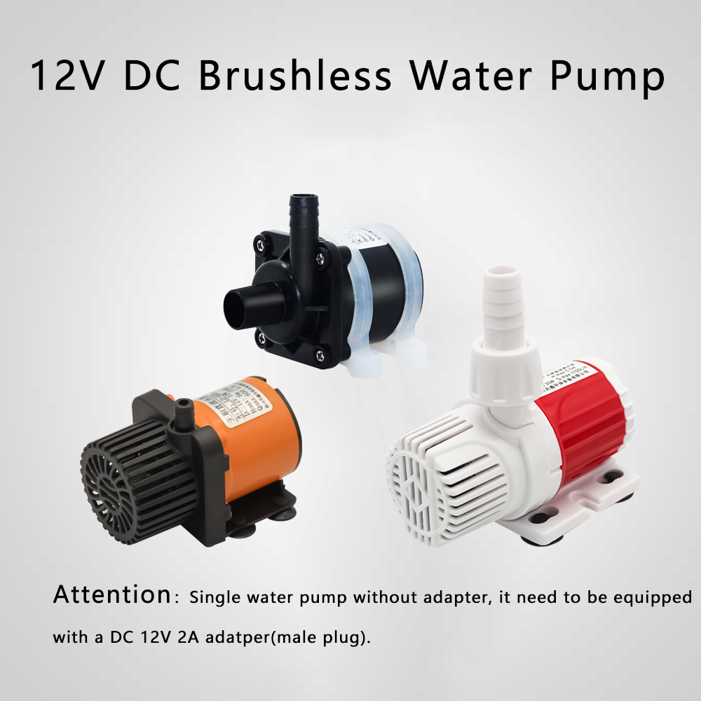 Marine Aquarium Dc Pump - 12V DC Brushless Small Submersible Pump