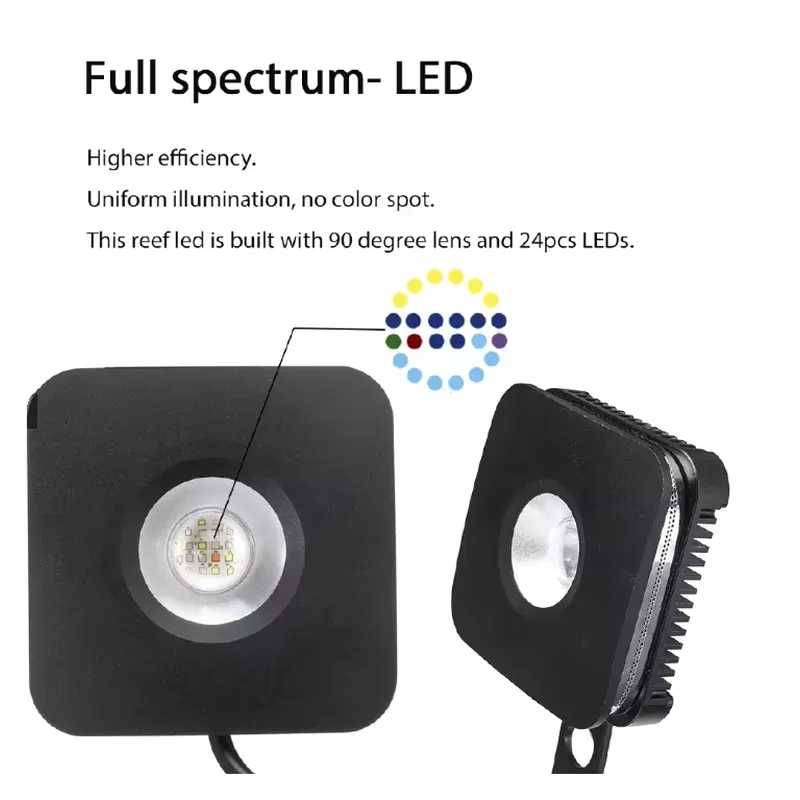 30W LED Aquarium Light for Sal - Marine Aquarium Hours recension och pris