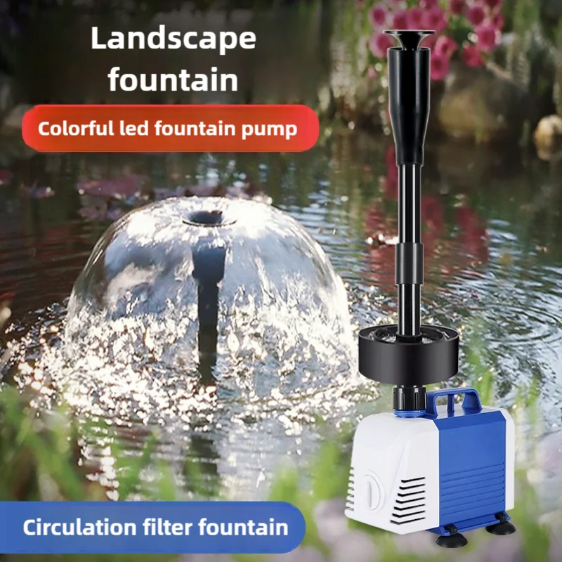 110V 220V Fish pond fountain p - Marine Aquarium Dc Pump recension och pris