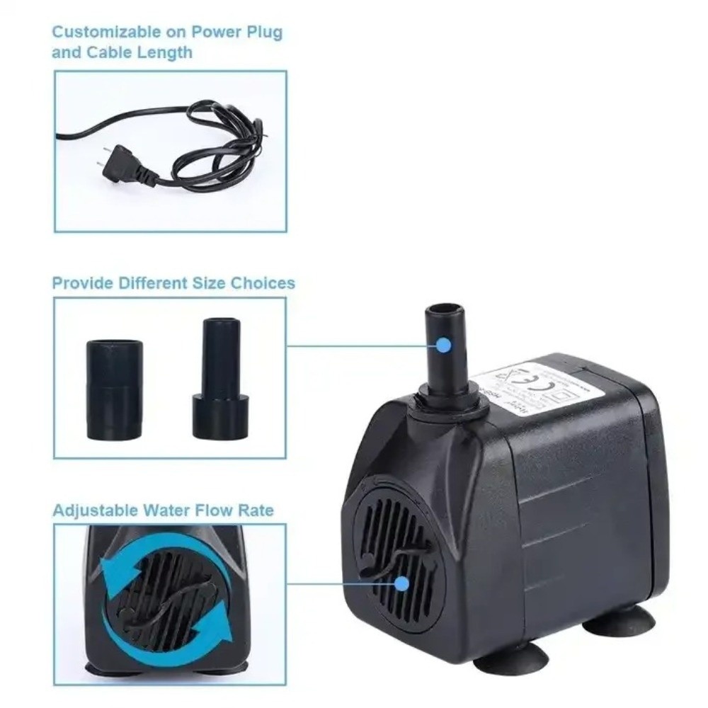 Black Submersible Water Pump S - Marine Aquarium Dc Pump recension och pris