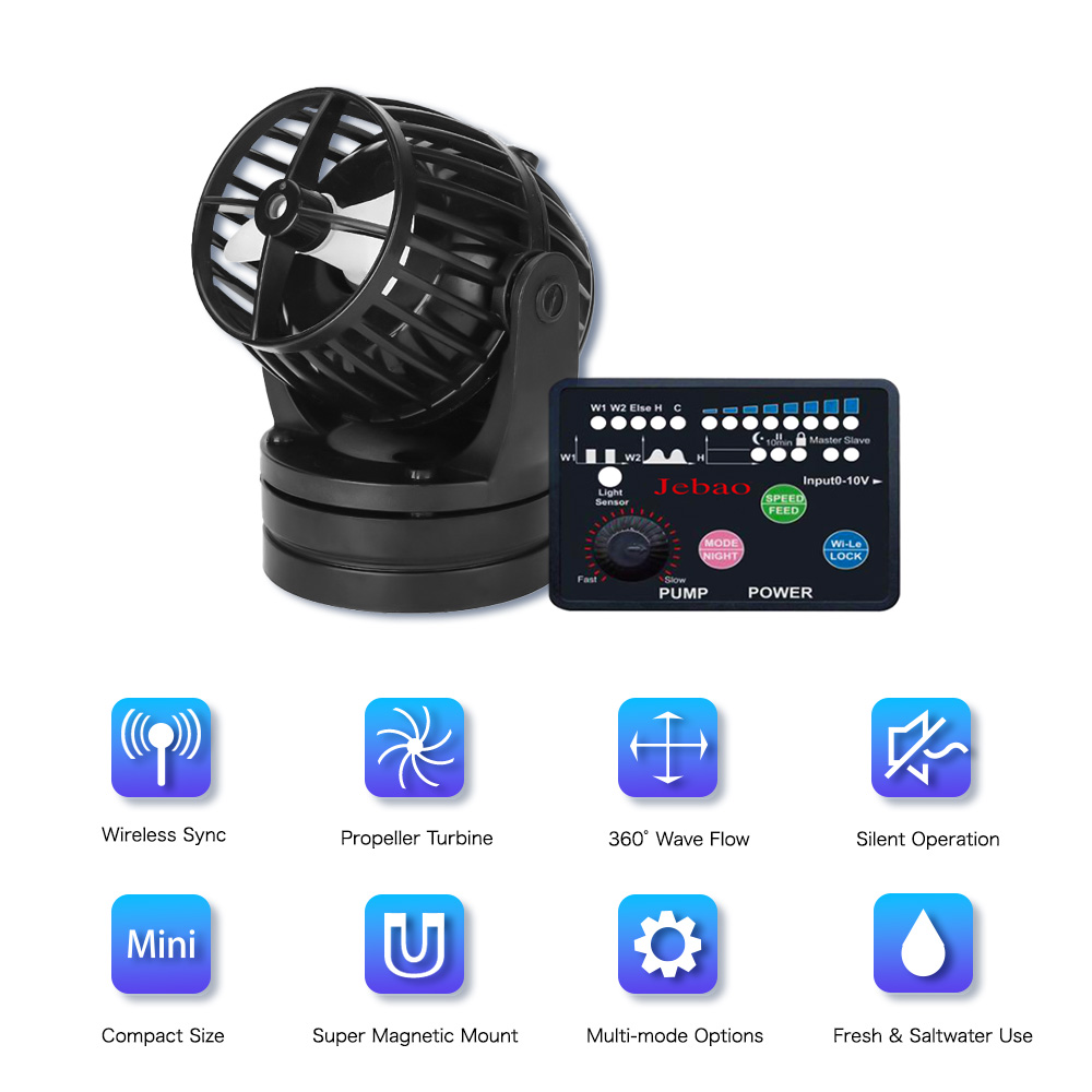 Jebao Jecod SW-2 SW-4 SW-8 SW- - Marine Aquarium Dc Pump recension och pris