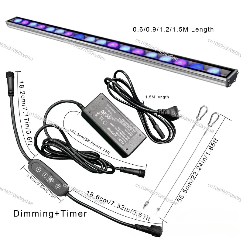 Timed LED Aquarium Bar Lamp De - Marine Aquarium Time recension och pris