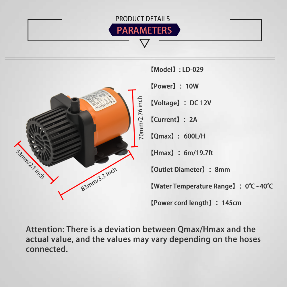 12V DC Brushless Small Submers - Marine Aquarium Dc Pump recension och pris